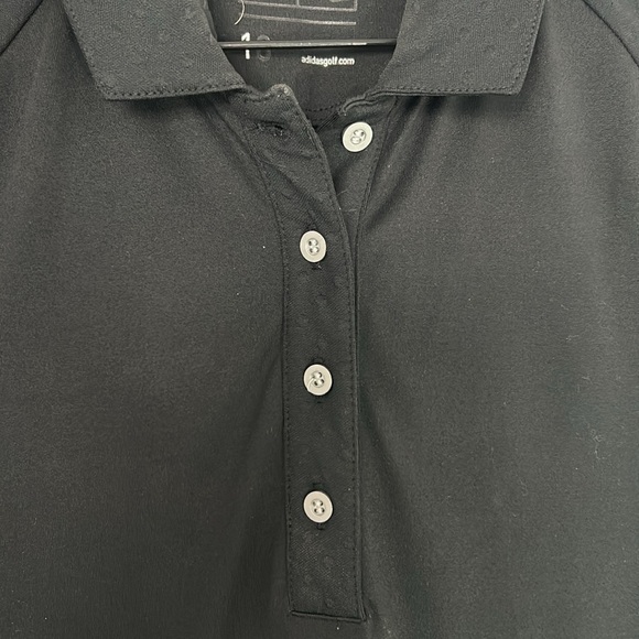ADIDAS - Women golf dress polo black size 10 athletic casual - Picture 2 of 11